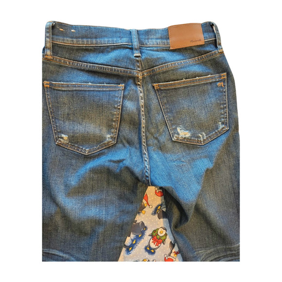 Madewell 9 Inch High Riser Skinny Skinny Distressed Size 26 - Picture 4 of 9